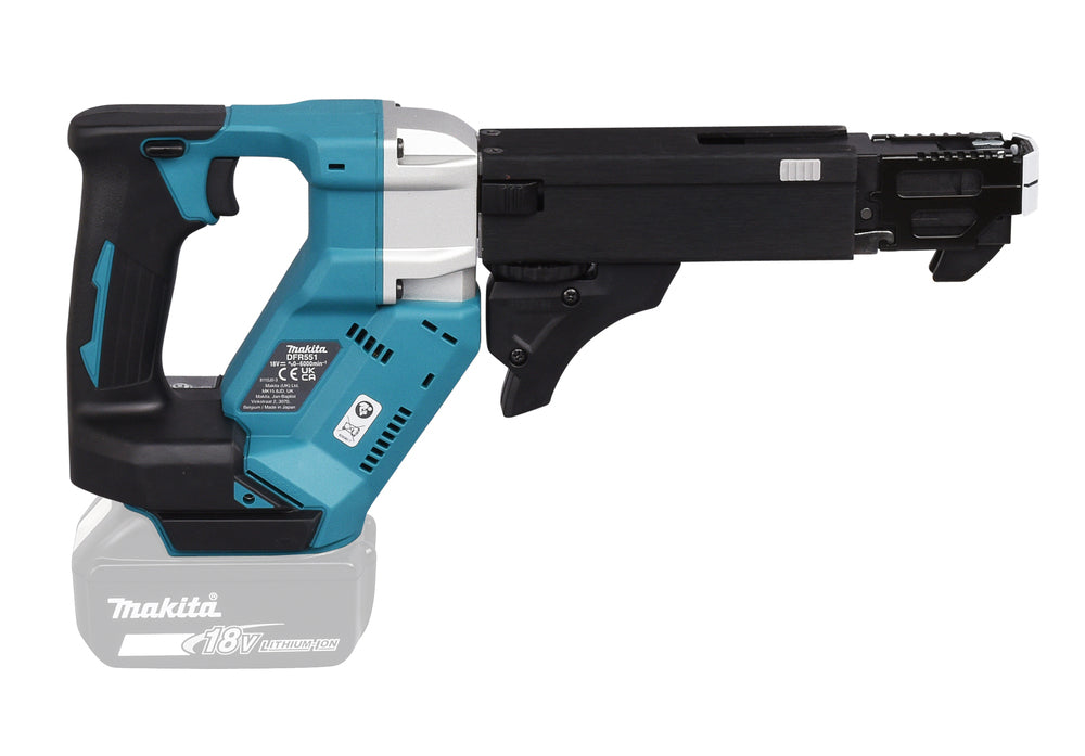 Makita Akku-Magazinschrauber 18V | Brushless mit Push-Drive & XPT für Schrauben 25–55 mm - DFR551Z