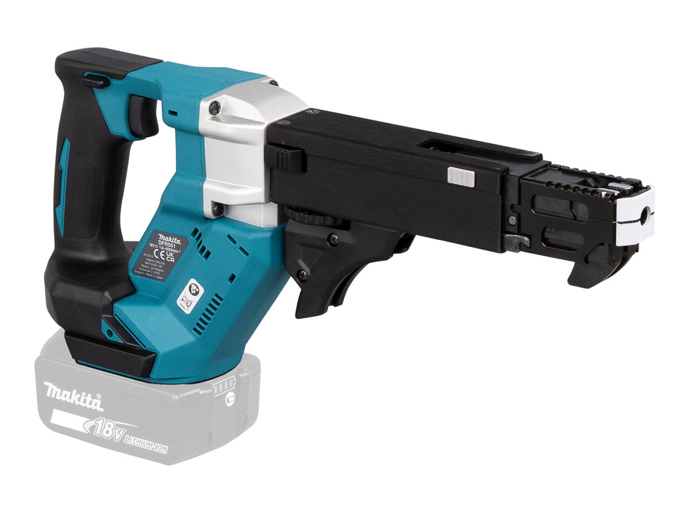 Makita Akku-Magazinschrauber 18V | Brushless mit Push-Drive & XPT für Schrauben 25–55 mm - DFR551Z