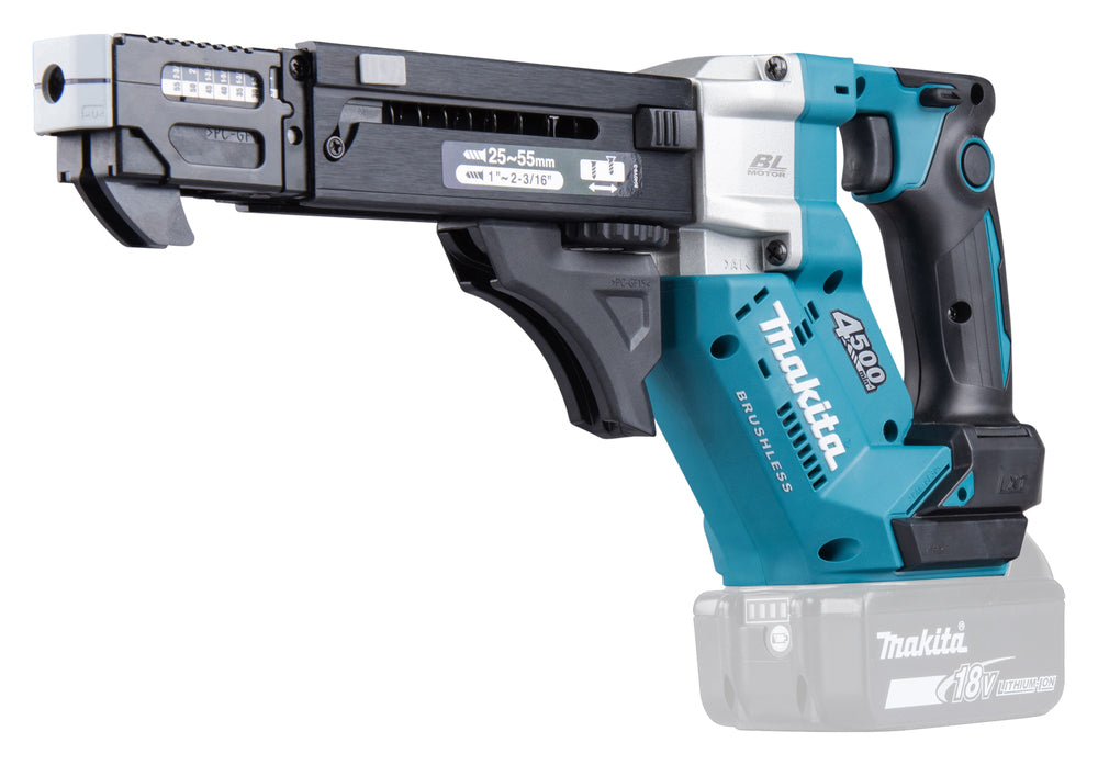 Makita Akku-Magazinschrauber 18V | Brushless mit Push-Drive für Schrauben 25–55 mm - DFR552Z