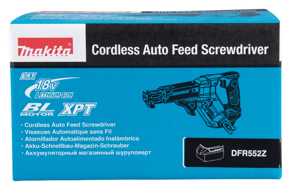 Makita Akku-Magazinschrauber 18V | Brushless mit Push-Drive für Schrauben 25–55 mm - DFR552Z