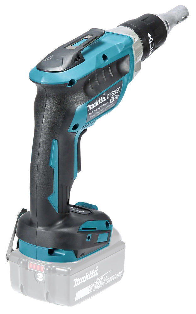 Makita Akku-Schnellbauschrauber 18V | Brushless mit Push&Drive-Technologie & LED - DFS250Z