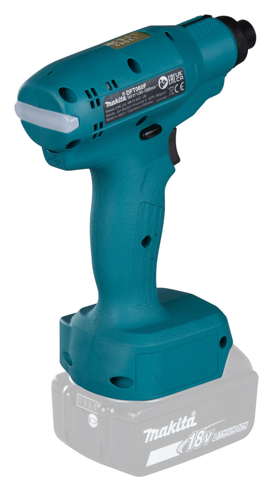 Makita Akku-Abschaltschrauber 18V | Brushless mit 7-stufiger Geschwindigkeit & LED - DFT060FM4Z