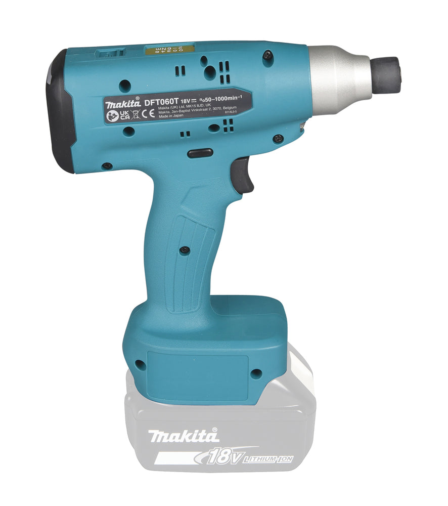 Makita Akku-Abschaltschrauber 18V | Brushless mit App-Steuerung, 8 Programmen & Display - DFT060TMZ
