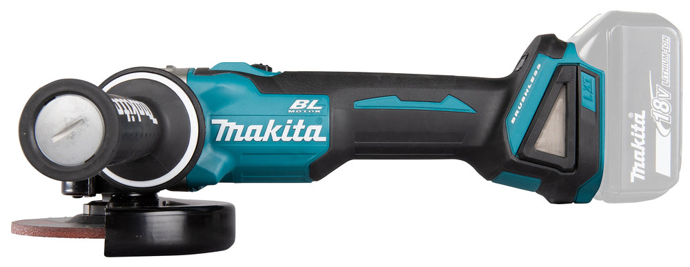 Makita Akku-Winkelschleifer 18V | 125 mm | Brushless mit AFT & ADT - DGA504Z