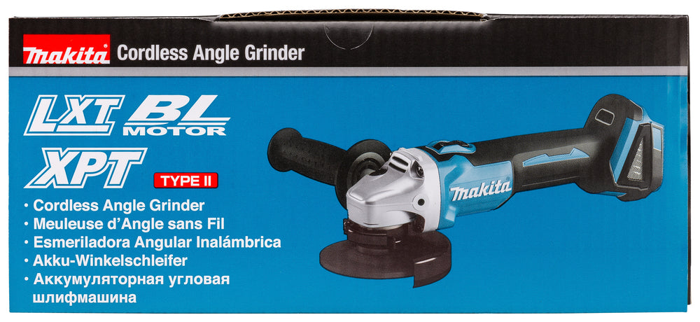 Makita Akku-Winkelschleifer 18V | 125 mm | Brushless mit AFT & ADT - DGA504Z