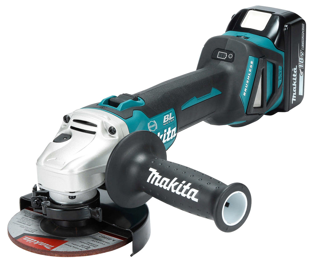 Makita Akku-Winkelschleifer 18V | 125 mm | Brushless mit AFT & ADT - DGA513RT3J