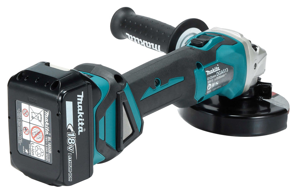 Makita Akku-Winkelschleifer 18V | 125 mm | Brushless, AFT & ADT - DGA513RTJ
