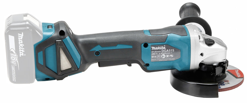 Makita Akku-Winkelschleifer 18V | 125 mm | AFT & ADT - DGA515Z