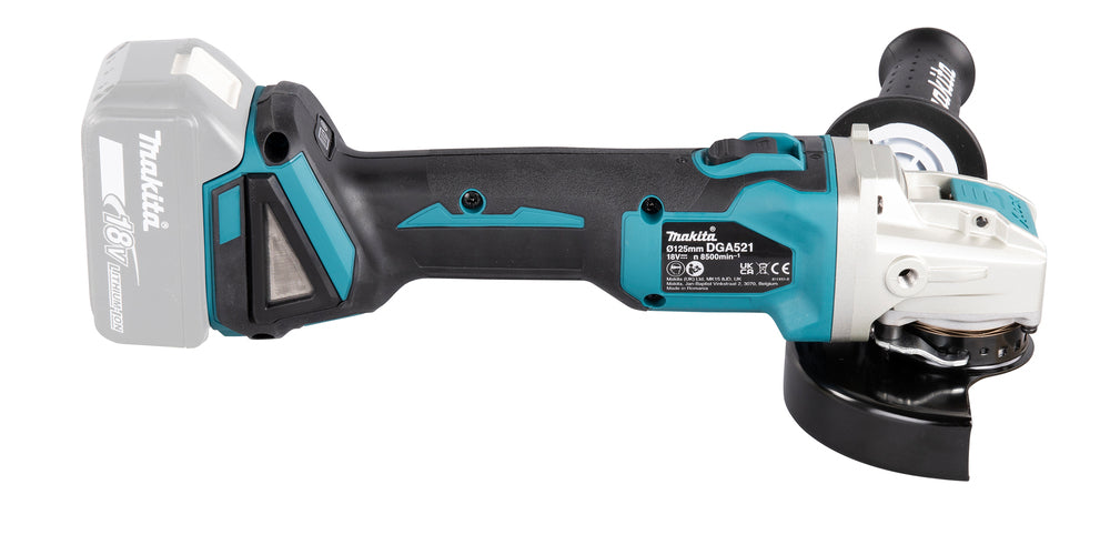 Makita Akku-Winkelschleifer 18V | 125 mm | X-LOCK - DGA521ZX1