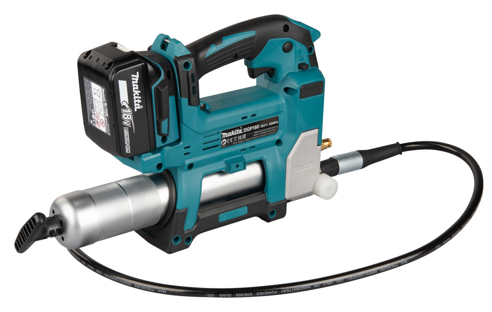 Makita Akku-Fettpresse – sauberes und effizientes Abschmieren - DGP180RT