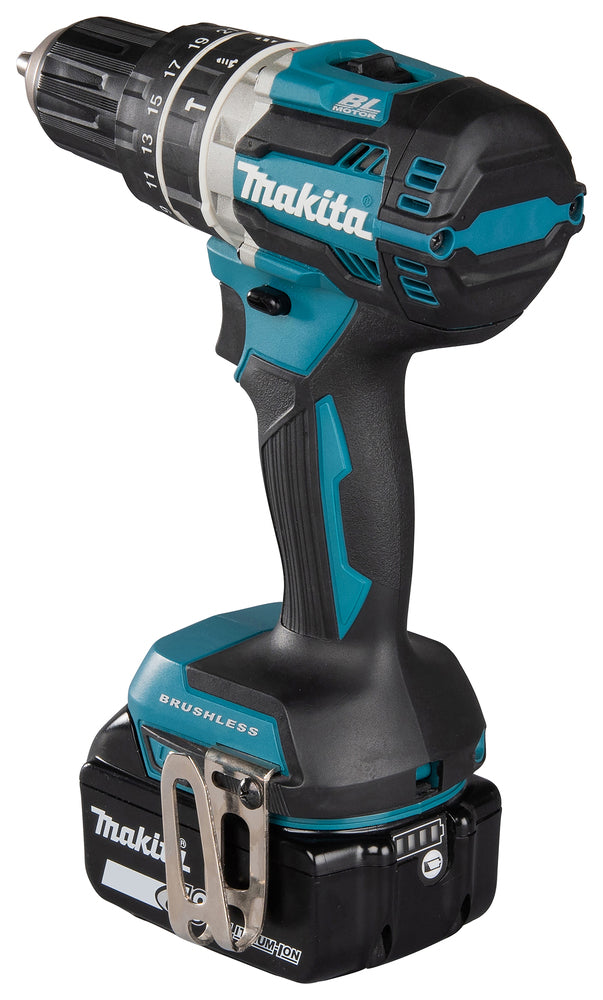 Makita Akku-Schlagbohrschrauber – 18V, 65 Nm Drehmoment, bürstenlos & robust - DHP484RTJ