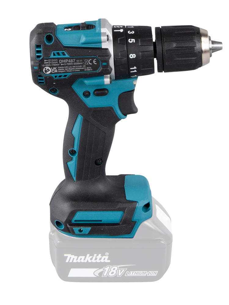 Makita Akku-Schlagbohrschrauber – 18V, kompakt & mit ergonomisch verbessertem Handgriff - DHP487Z