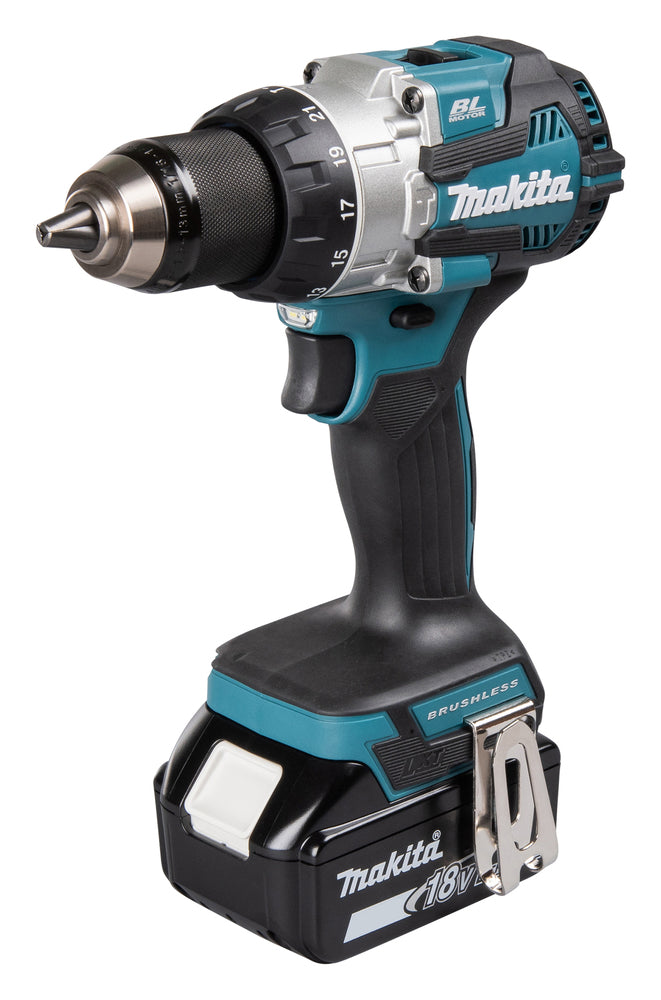 Makita Akku-Schlagbohrschrauber – 18V, 110 Nm Drehmoment, bürstenlos & extra kompakt - DHP489RTJ
