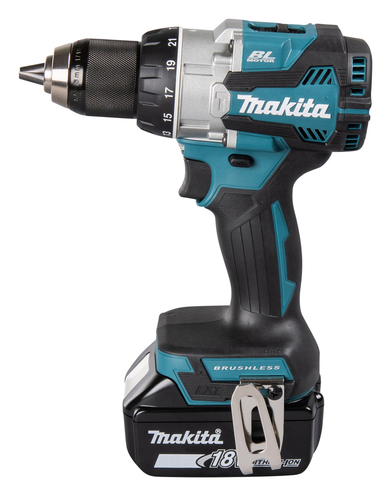 Makita Akku-Schlagbohrschrauber – 18V, 110 Nm Drehmoment, bürstenlos & extra kompakt - DHP489RTJ