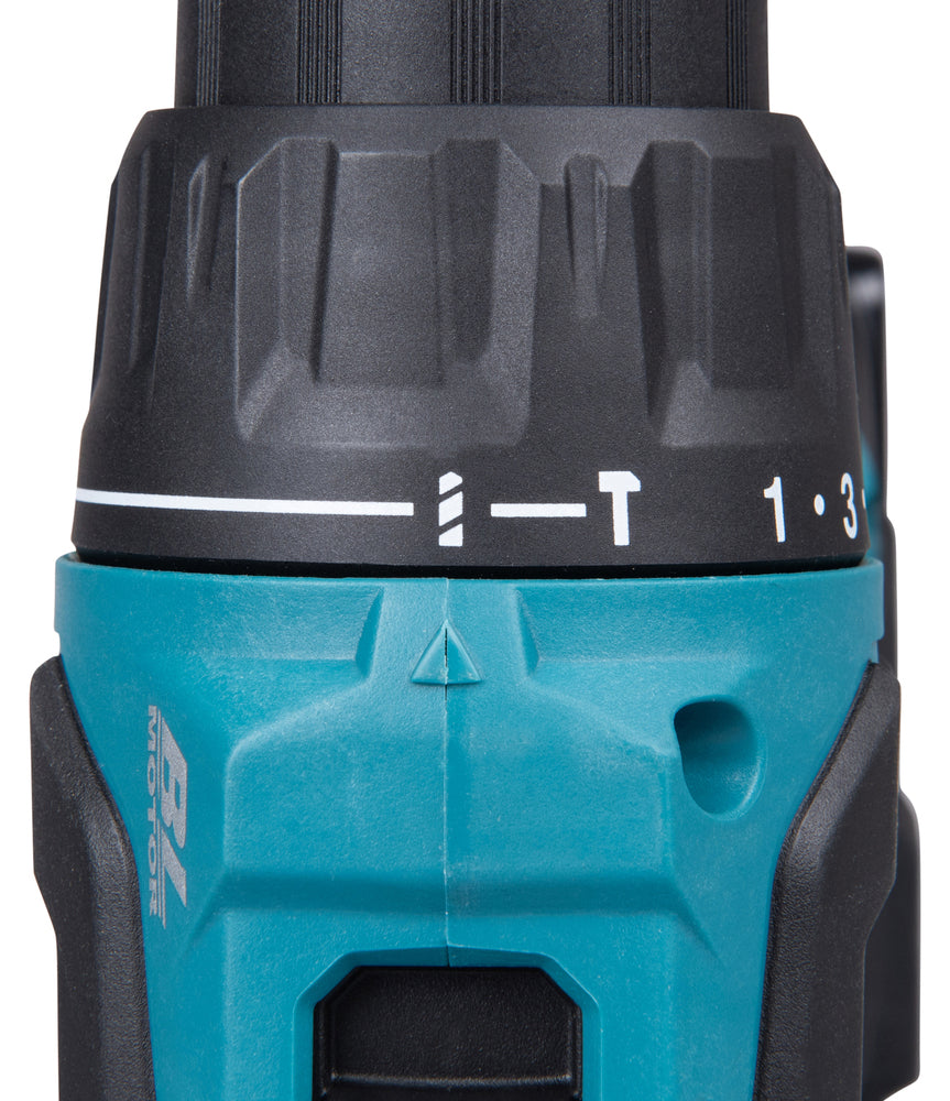 Makita Akku-Schlagbohrschrauber – 18V, 65 Nm Drehmoment, mit 2-Gang-Vollmetallgetriebe - DHP490RFX3