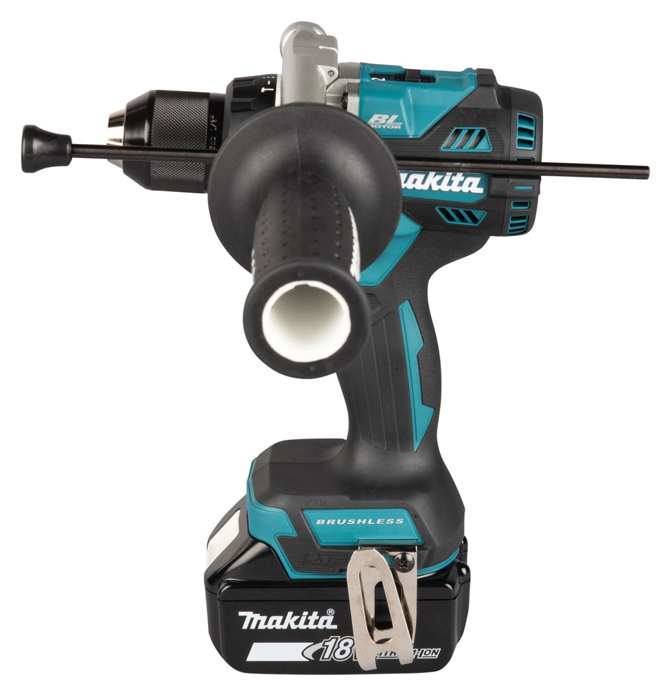 Makita Akku-Schlagbohrschrauber – 18V, 141 Nm, bürstenlos & mit Metall-Bohrfutter - DHP492RTJ