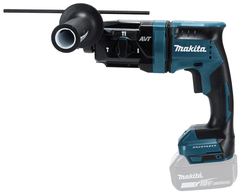 Makita Akku-Kombihammer SDS-PLUS – 18V, 1,7 J Schlagstärke, mit AWS & AVT - DHR182ZU