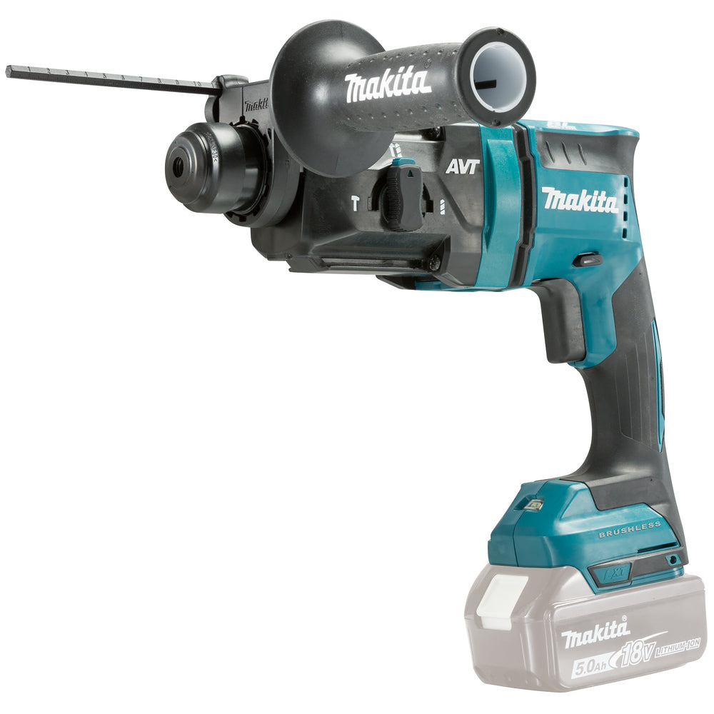 Makita Akku-Kombihammer SDS-PLUS – 18V, 1,7 J Schlagstärke, mit AWS & AVT - DHR182ZU