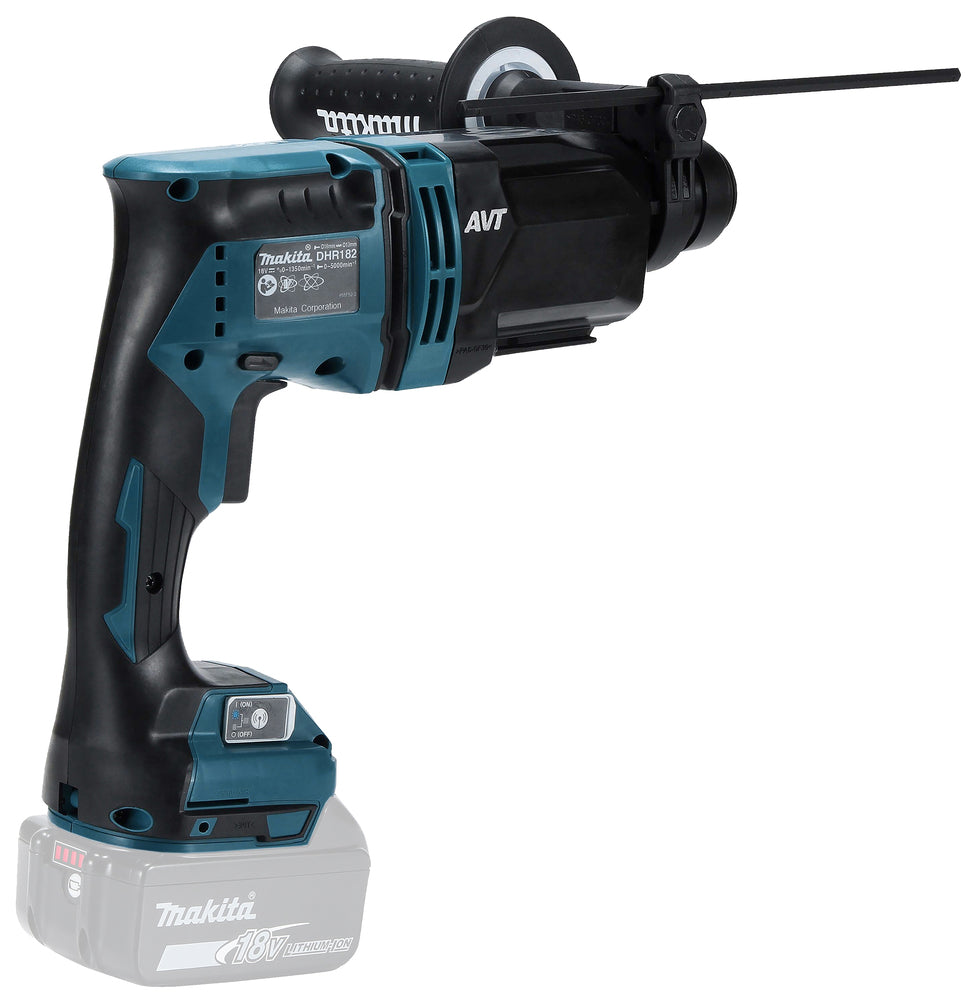 Makita Akku-Kombihammer SDS-PLUS – 18V, 1,7 J Schlagstärke, mit AWS & AVT - DHR182Z