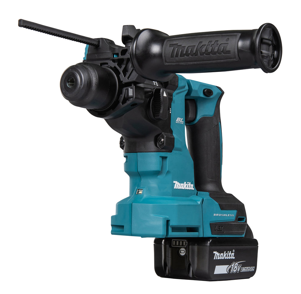 Makita Akku-Bohrhammer SDS-PLUS – 18V, 1,7 J Schlagstärke, bürstenlos & mit XPT - DHR183RTWJ