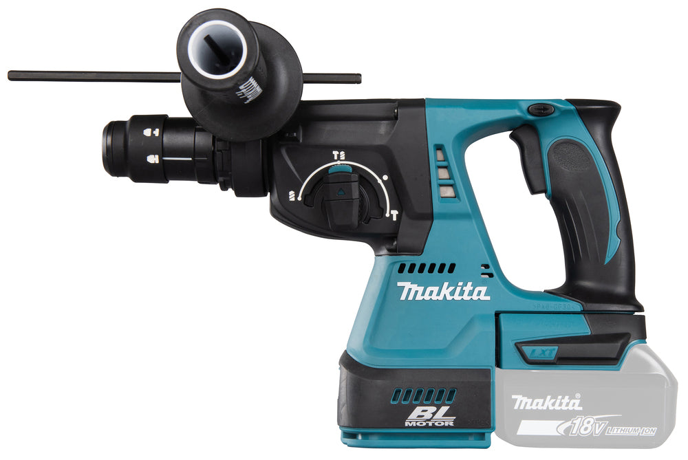 Makita Akku-Kombihammer SDS-PLUS – 18V, 2,0 J Schlagstärke, mit Rutschkupplung - DHR243Z