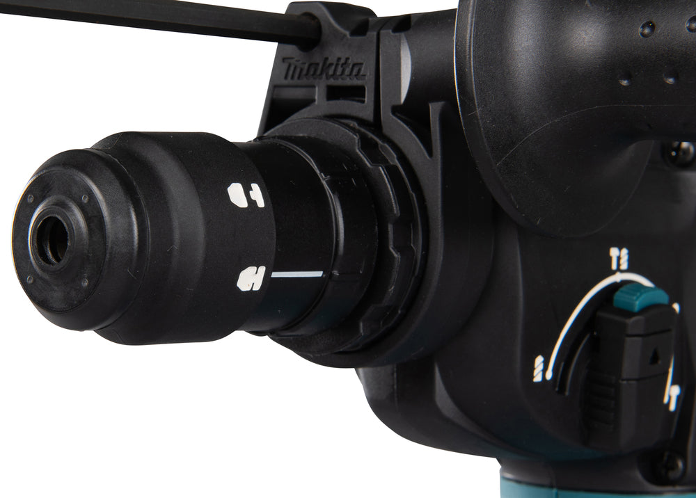 Makita Akku-Kombihammer SDS-PLUS – 18V, 2,0 J Schlagstärke, mit Rutschkupplung & Staubabsaugung - DHR243RTJW