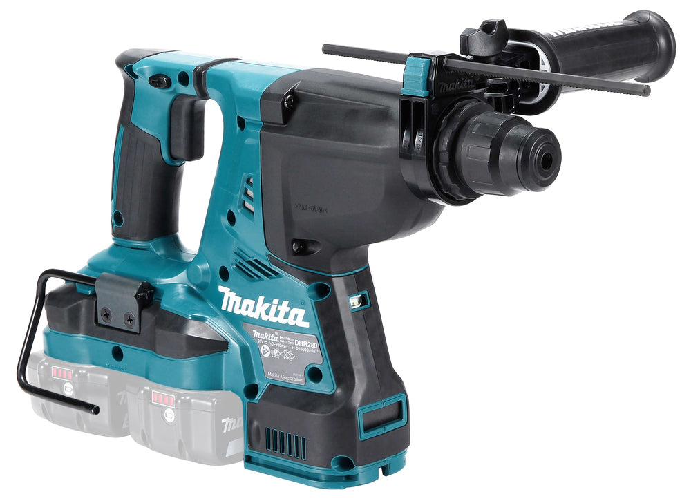 Makita Akku-Kombihammer SDS-PLUS – 36V (2x18V), 2,8 J Schlagstärke, mit Rutschkupplung - DHR280ZJ