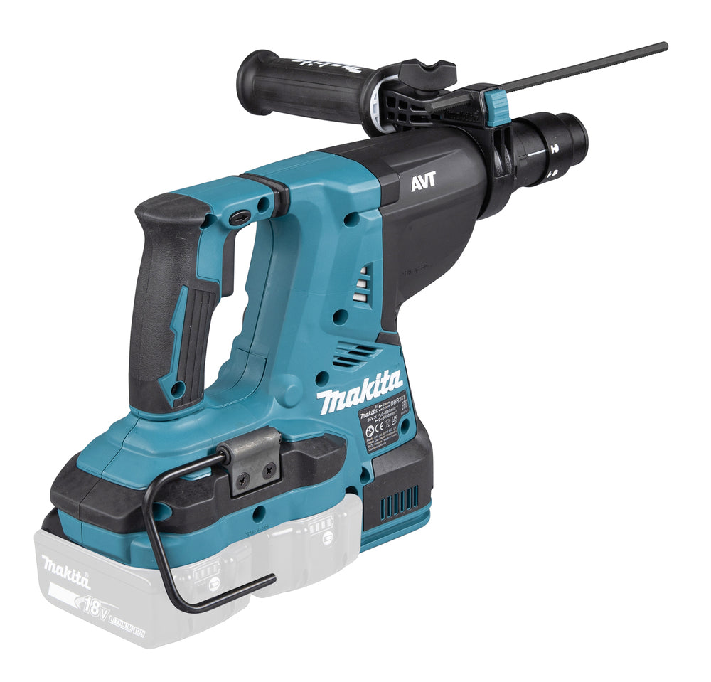 Makita Akku-Kombihammer SDS-PLUS – 36V (2x18V), 2,9 J Schlagstärke, mit Schnellwechselfutter - DHR281ZJ