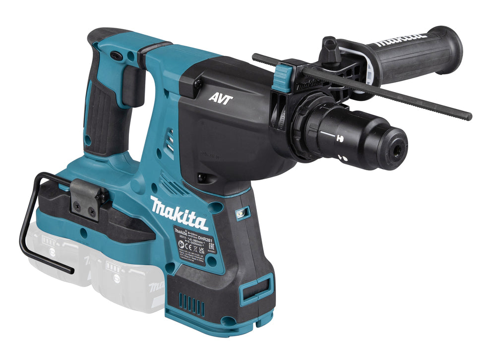Makita Akku-Kombihammer SDS-PLUS – 36V (2x18V), 2,9 J Schlagstärke, mit Schnellwechselfutter - DHR281ZJ