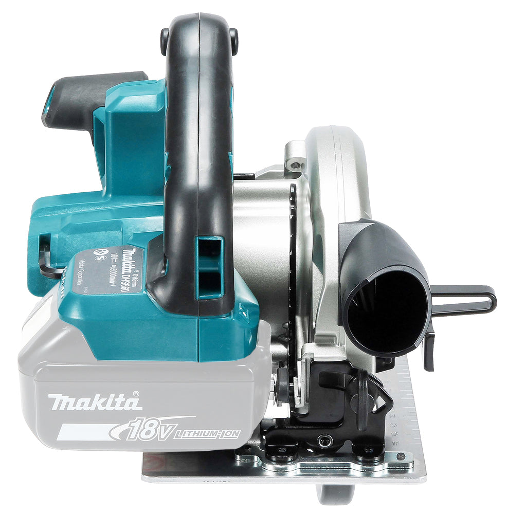 Makita Akku-Handkreissäge 165 mm – 57 mm Schnitttiefe, ADT & LED - DHS660Z