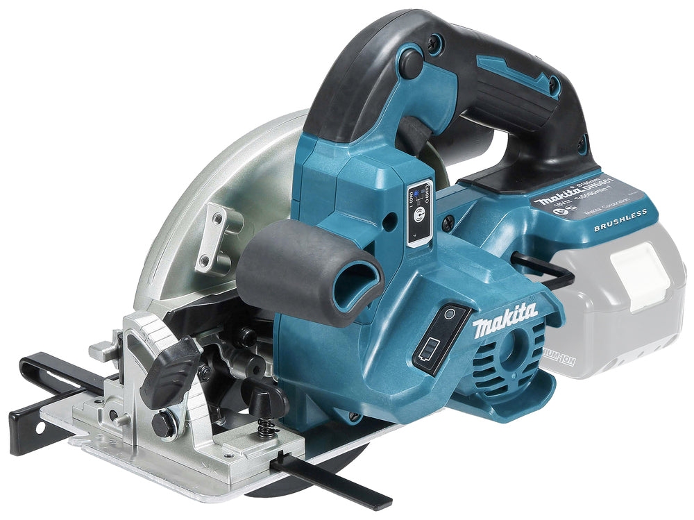 Makita Akku-Handkreissäge 165 mm – 57 mm Schnitttiefe, ADT, AWS & LED - DHS661ZU