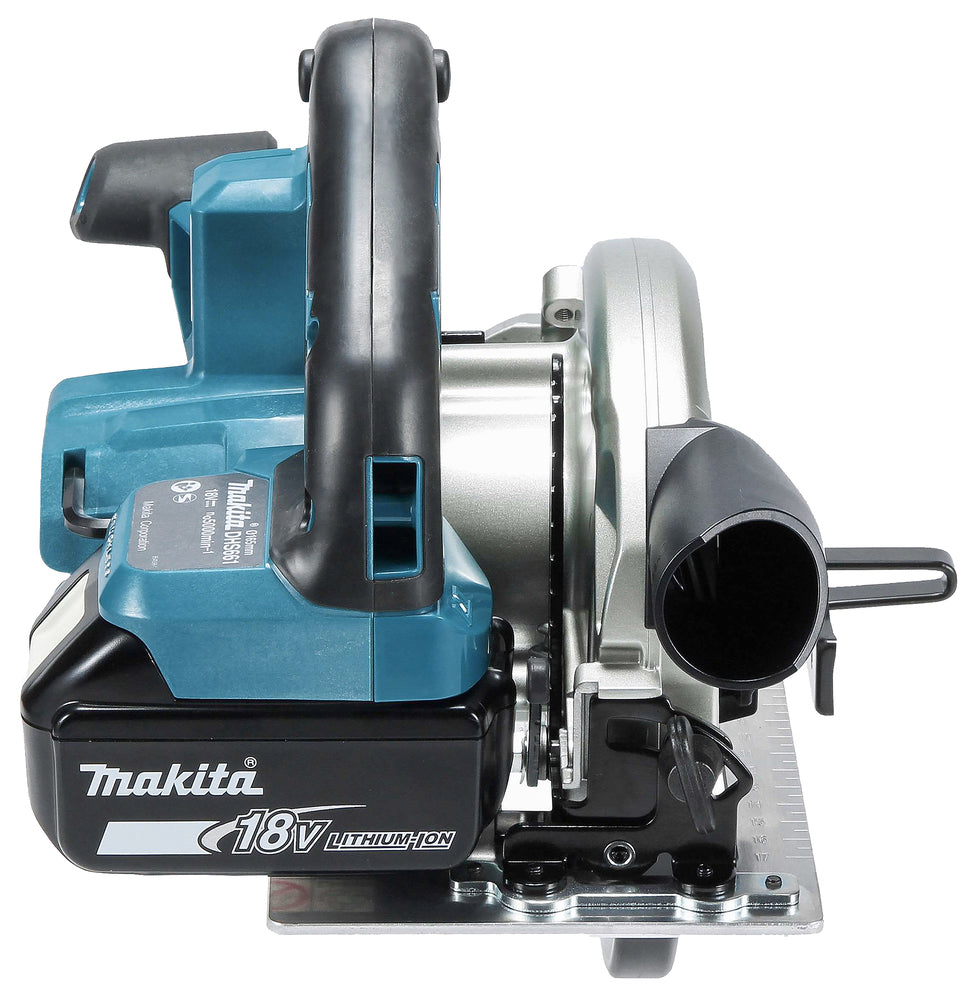 Makita Akku-Handkreissäge 165 mm – 57 mm Schnitttiefe, AWS, ADT & LED - DHS661RTJU
