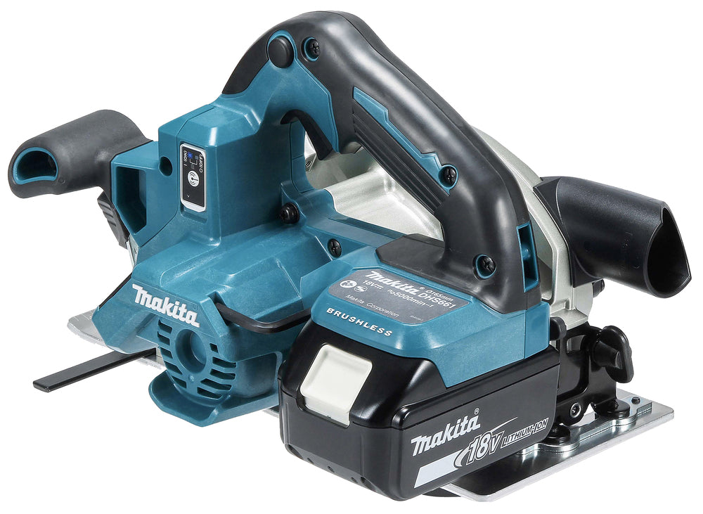 Makita Akku-Handkreissäge 165 mm – 57 mm Schnitttiefe, AWS, ADT & LED - DHS661RTJU