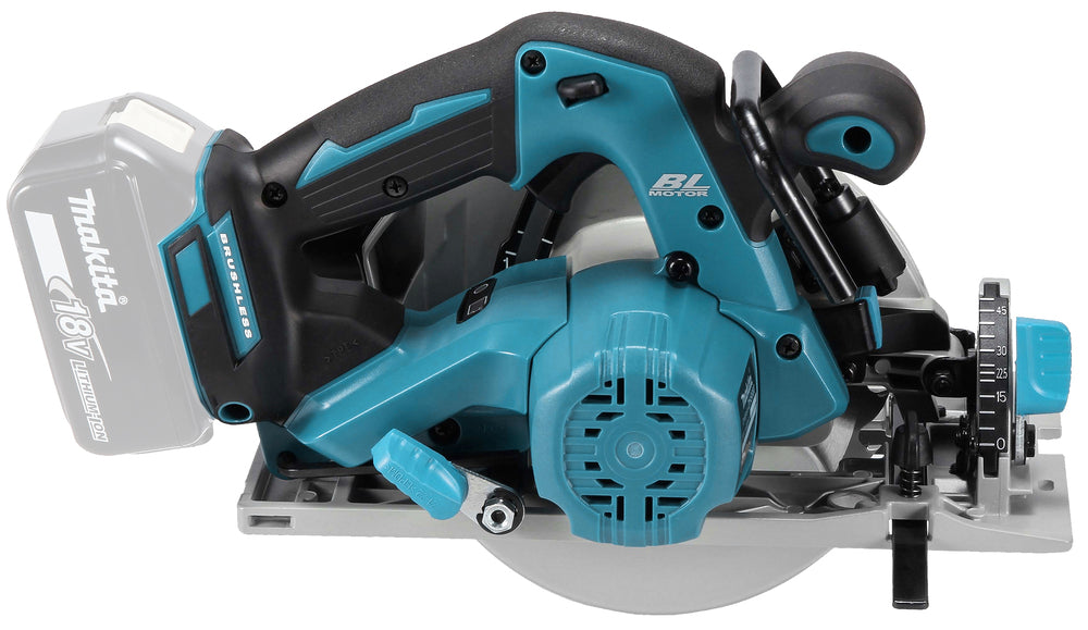 Makita Akku-Handkreissäge 165 mm – 57 mm Schnitttiefe, ADT & LED - DHS680Z