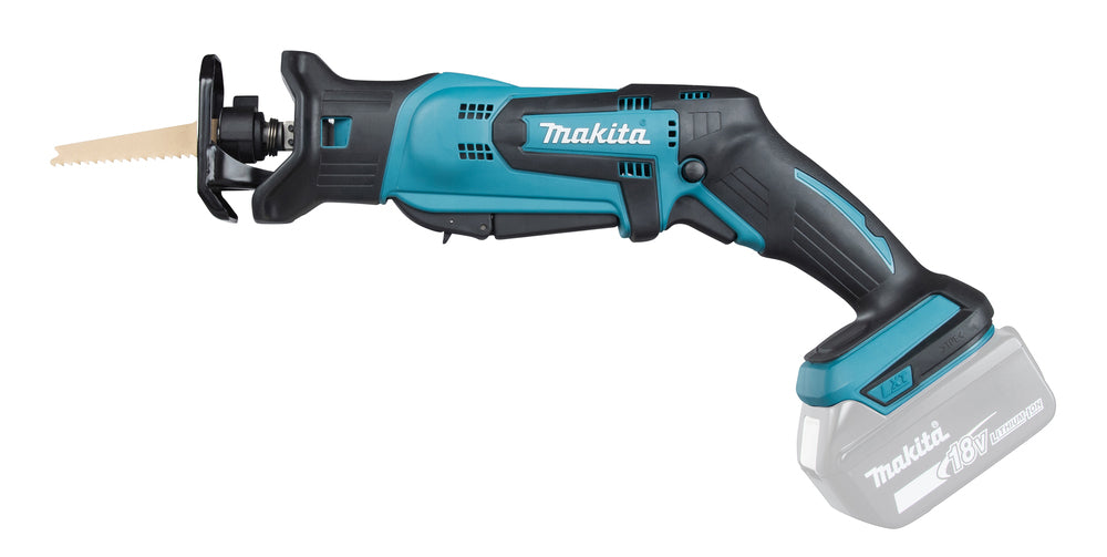 Makita Akku-Reciprosäge DJR183 – kompakt, 1,7 kg leicht & werkzeugloser Sägeblattwechsel - DJR183Z