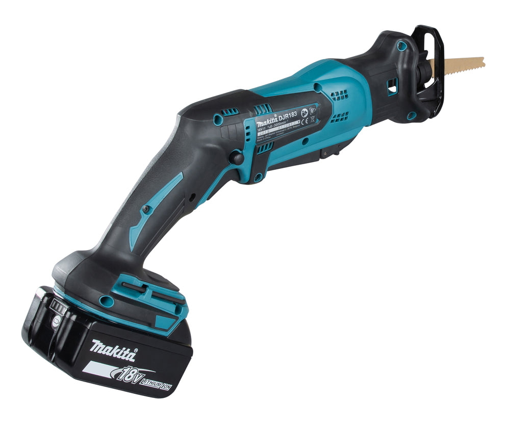 Makita Akku-Reciprosäge DJR183 – kompakt, leicht & ideal für enge Bereiche - DJR183RT1J