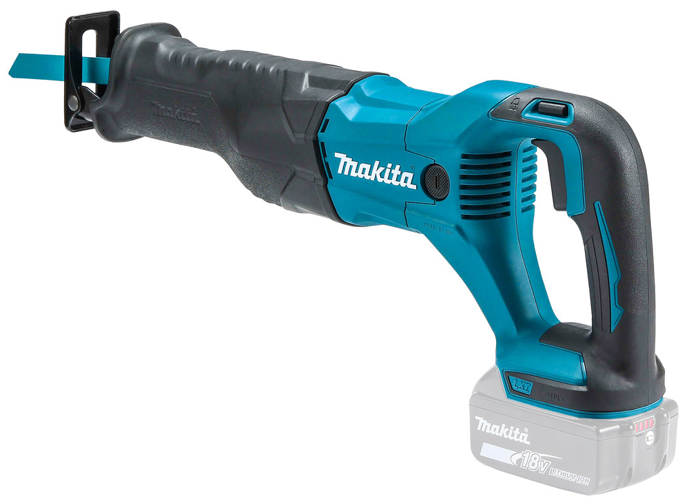 Makita Akku-Reciprosäge – 32 mm Hubhöhe, kompakt & werkzeugloser Sägeblattwechsel - DJR186ZK
