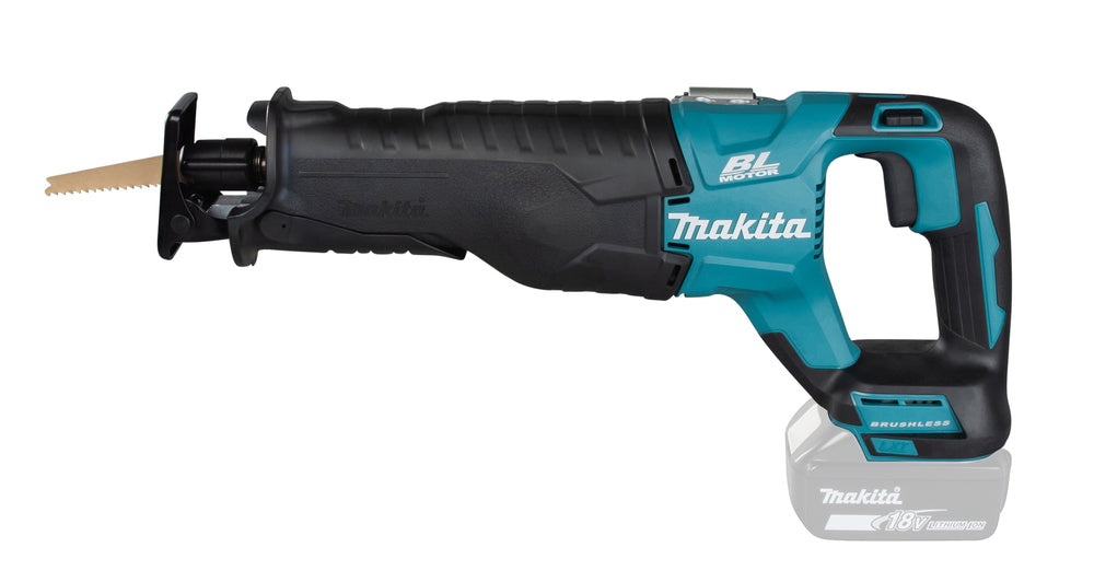 Makita Akku-Reciprosäge – 32 mm Hubhöhe, bürstenlos & werkzeugloser Sägeblattwechsel - DJR187ZK