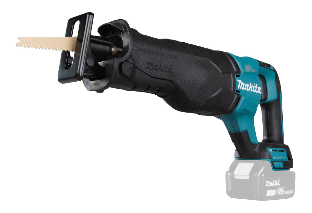 Makita Akku-Reciprosäge – 32 mm Hubhöhe, bürstenlos & werkzeugloser Sägeblattwechsel - DJR187ZK