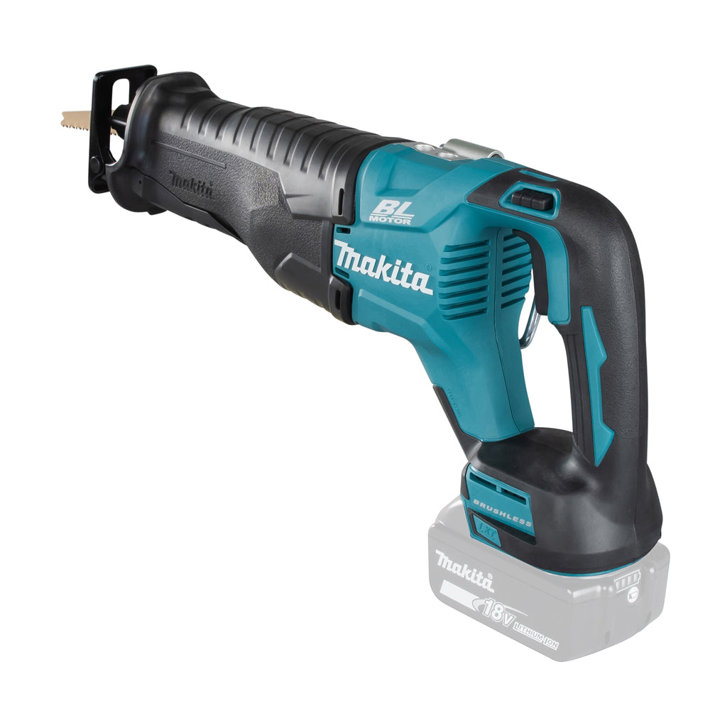 Makita Akku-Reciprosäge – 32 mm Hubhöhe, bürstenlos & werkzeugloser Sägeblattwechsel - DJR187ZK