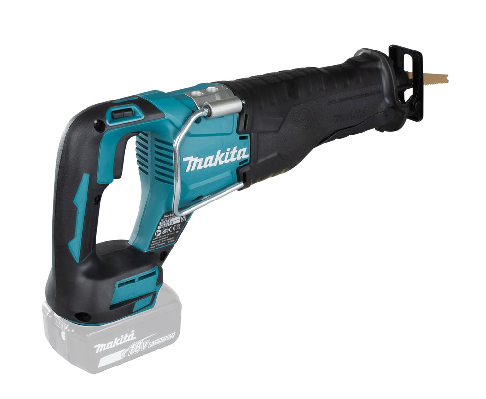 Makita Akku-Reciprosäge – 32 mm Hubhöhe, bürstenlos & werkzeugloser Sägeblattwechsel - DJR187ZK