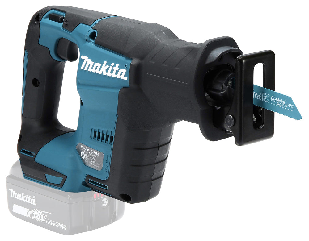 Makita Akku-Reciprosäge – kompakt, bürstenlos & werkzeugloser Sägeblattwechsel - DJR188Z