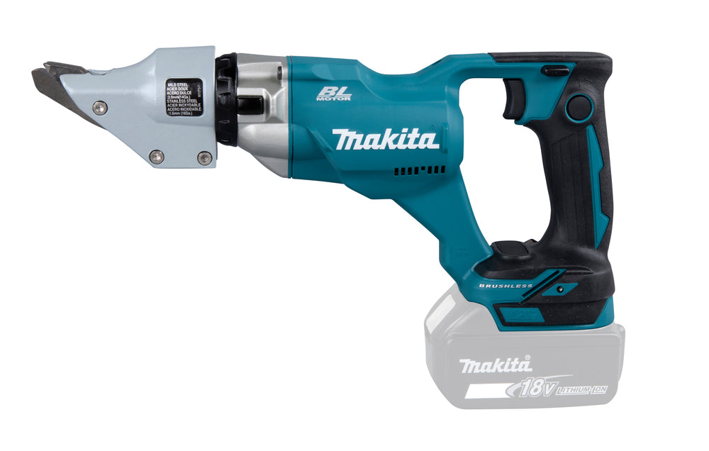 Makita Akku-Blechschere – präzise Schnitte mit LED-Beleuchtung und 360° Schneidkopf - DJS200Z