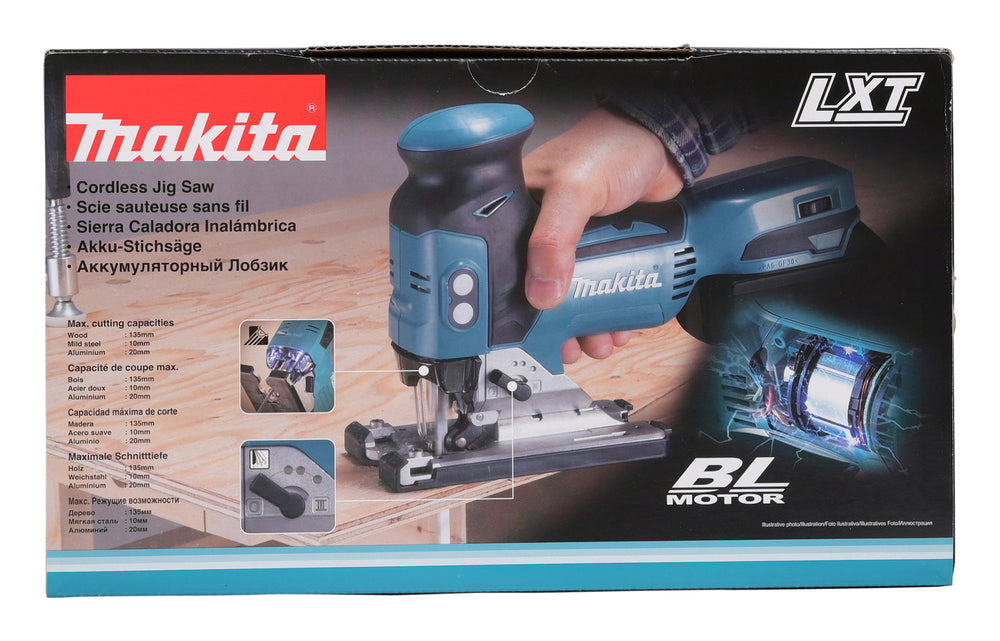 Makita Akku-Pendelhubstichsäge – 135 mm Schnittleistung & Soft No Load - DJV181Z