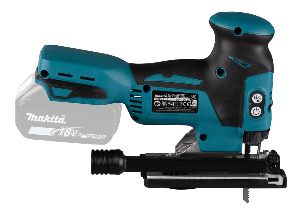 Makita Akku-Pendelhubstichsäge – 135 mm Schnittleistung & Soft No Load - DJV181Z