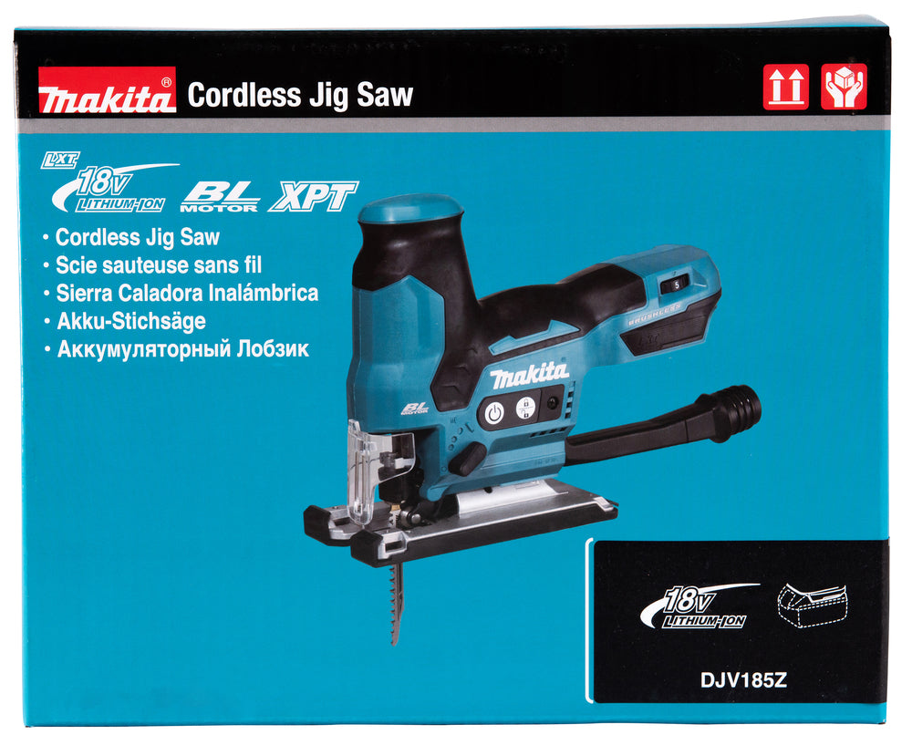Makita Akku-Pendelhubstichsäge – bürstenlos mit SoftNoLoad & LED - DJV185Z