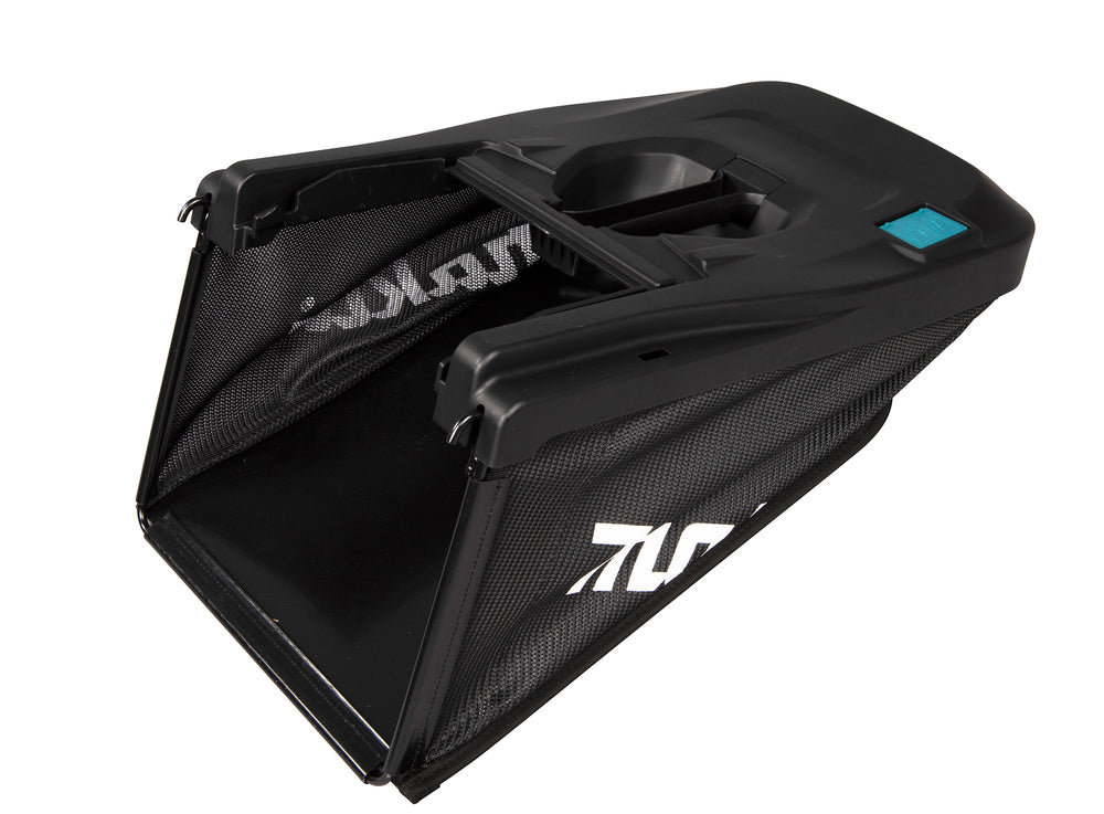 Makita Akku-Rasenmäher 2x18 V mit Kunststoffdeck – 38 cm Schnittbreite inkl. Ladegerät & Akkus - DLM382PM2