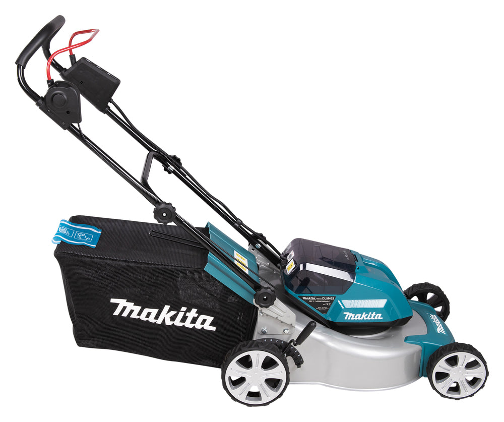 Makita Akku-Rasenmäher 2x18 V mit Stahldeck und 46 cm Schnittbreite - DLM463Z
