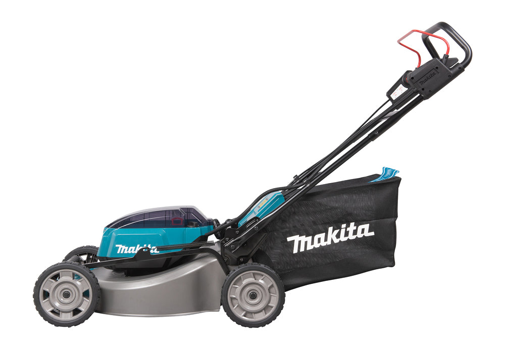 Makita Akku-Rasenmäher 2x18 V mit Stahldeck für große Rasenflächen - DLM534Z