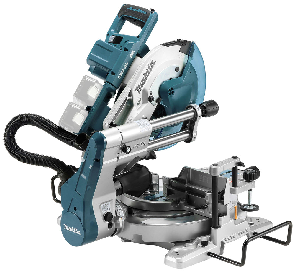 Makita Akku-Kapp- und Gehrungssäge – 36V (2x18V), Dual-Slide-System, AWS & ADT - DLS111ZU